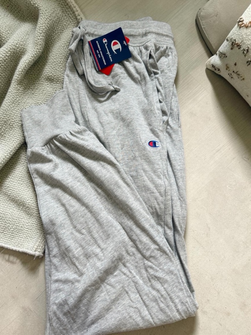 Champion Gray Jogger Sweatpants Women’s Medium NWT Lounge Athletic Pants